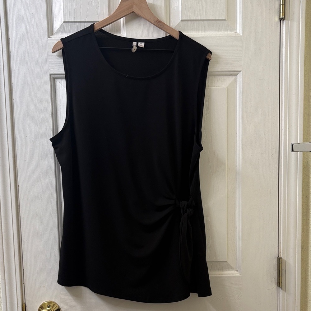 Elle Women’s Sleeveless Tunic Black (XXL)